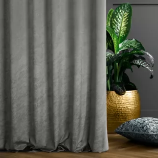 Tkanina zasłonowa, miękka, welwetowa z marmurowym wzorem