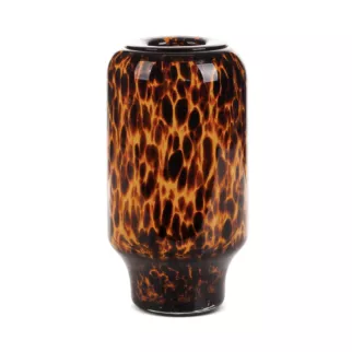 Wazon LANA ze szkła artystycznego we wzór panterki