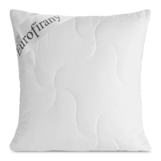 Poduszka 40 x 40 cm biała z naturalnymi włóknami bambusowymi NATURE