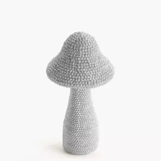 GRZYBEK - figurka dekoracyjna ELDO o drobnym strukturalnym wzorze