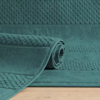 Dywanik łazienkowy JESSI z bawełny zdobiony geometrycznym wzorem