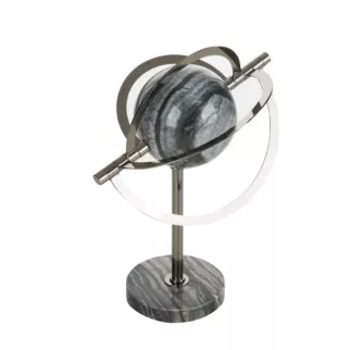 Nowoczesna figurka dekoracyjna na marmurkowej podstawie