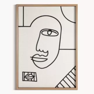 Obraz abstrakcyjny nadruk na płótnie oprawiony w ramkę