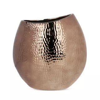 Wazon dekoracyjny ERNA z dolomitu brązowy