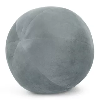 Poduszka dekoracyjna w formie kuli średnica 24 cm welwetowa morska GAJA