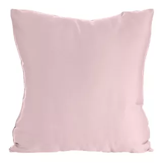 Poszewka na poduszkę 40x40 cm z satyny bawełnianej pudrowo różowa NOVA