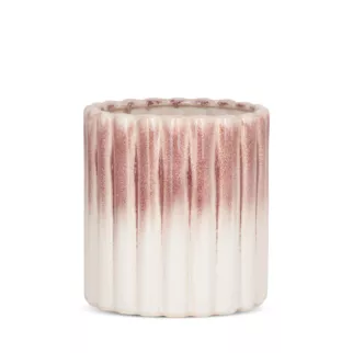 Osłonka ceramiczna na donicę EVITA z efektem ombre