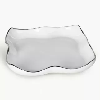 Patera dekoracyjna z falującymi brzegami TONY