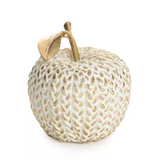 Figurka dekoracyjna MOLI zdobiona wzorem plecionego sweterka