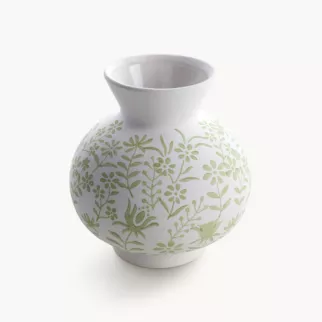 Wazon dekoracyjny matowy w drobne kwiatuszki FLORA - kolekcja FIORE