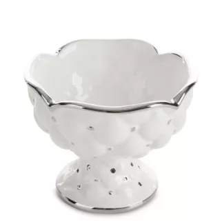 Pojemnik ceramiczny ADORE zdobiony pikowaniem