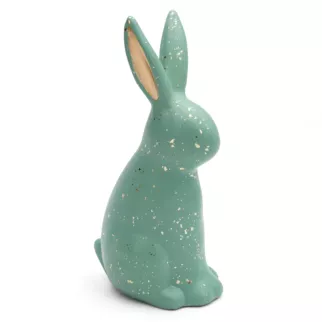 Figurka wielkanocna ZAJĄCZEK z lśniącymi drobinkami