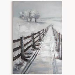 Obraz CALM 4 ręcznie malowany na płótnie pejzaż z drogą