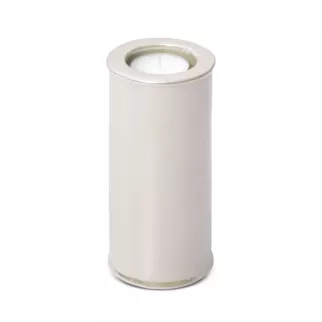 Świecznik ceramiczny w formie walca SIMONA z perłowym połyskiem