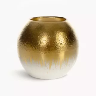 Świecznik ceramiczny MAX 1 łączący fakturę granitu z lśniącą powierzchnią