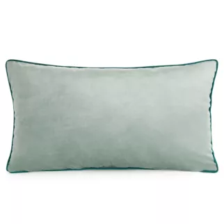 Poduszka 30 x 50 cm welwetowa szałwiowa z kontrastującą lamówką GAJA 3