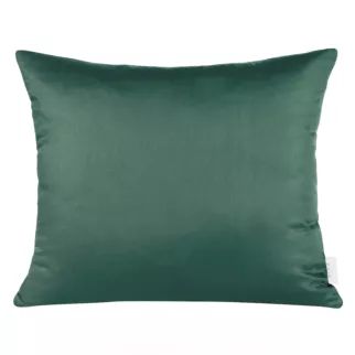 Poszewka na poduszkę 50x70 cm z satyny bawełnianej ciemnozielona DINA