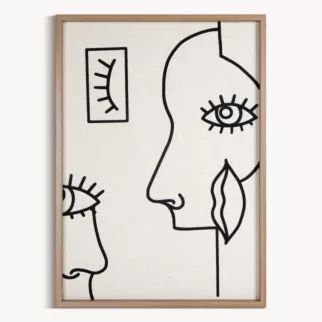 Obraz abstrakcyjny nadruk na płótnie oprawiony w ramkę