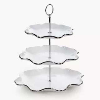 Trzypiętrowa patera dekoracyjna AUREN