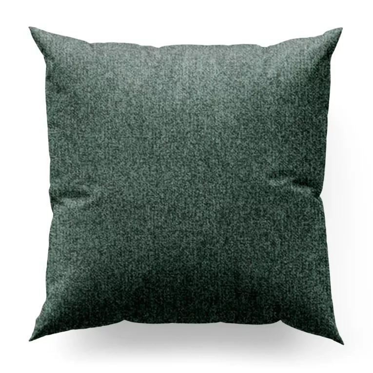 Poszewka szyta miętowa z tkaniny bukla z efektem melanżu