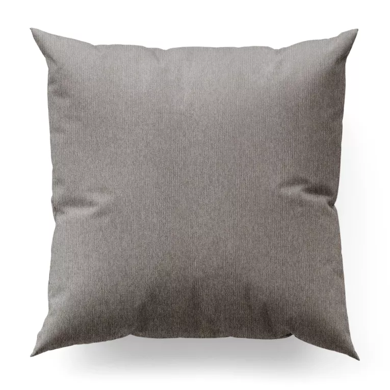 Poszewka szyta srebrna z tkaniny z dodatkiem połyskującej nici, z widocznym ozdobnym splotem