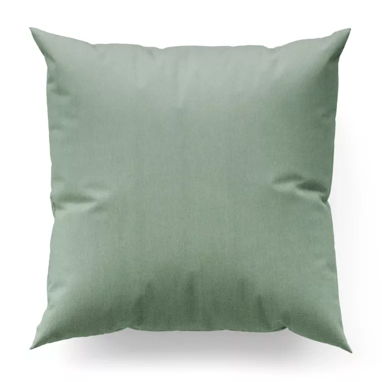 Poszewka na wymiar miętowa z tkaniny strukturalnej z delikatnym połyskiem