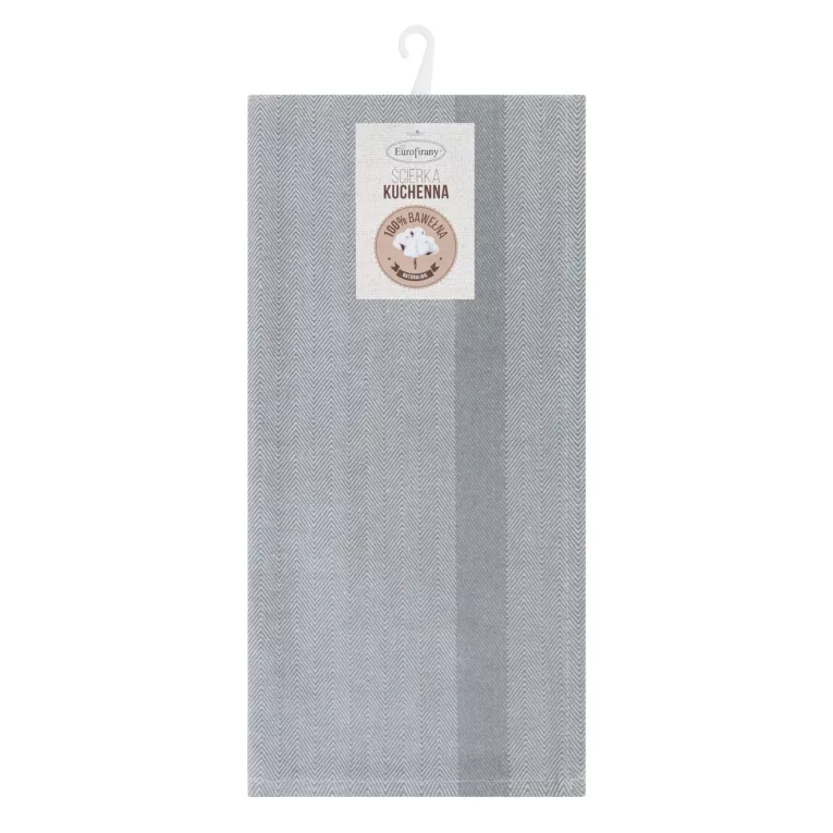 Ściereczka kuchenna 50x70 cm bawełniana kolor srebrny 200 g/m2 OLIVIA