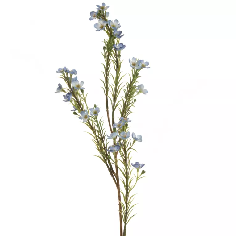 CHAMELAUCJUM - WAX kwiat sztuczny dekoracyjny z płatkami z jedwabistej tkaniny