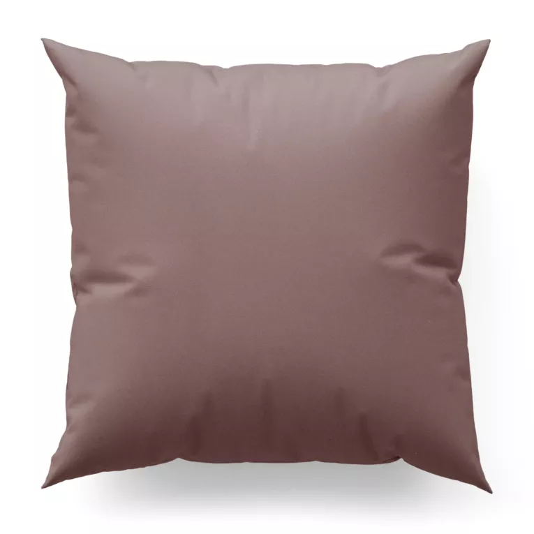 Poszewka szyta pudrowo różowa z gładkiej tkaniny typu dimout