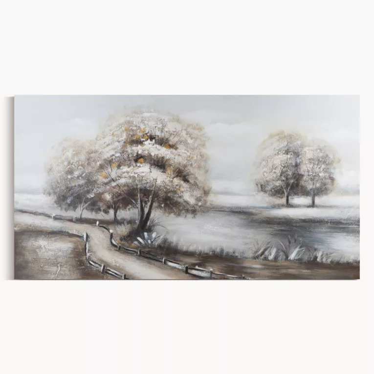 Obraz CALM 2 ręcznie malowany na płótnie pejzaż z drogą