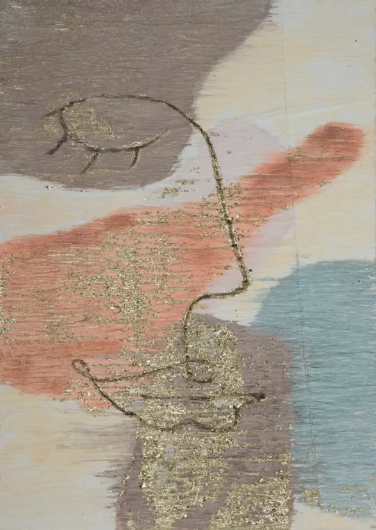 Obraz FACE 2 abstrakcyjny ręcznie malowany na płótnie