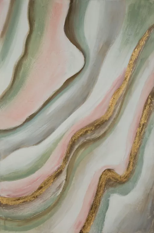 Obraz WELLING  abstrakcyjny, ręcznie malowany na płótnie