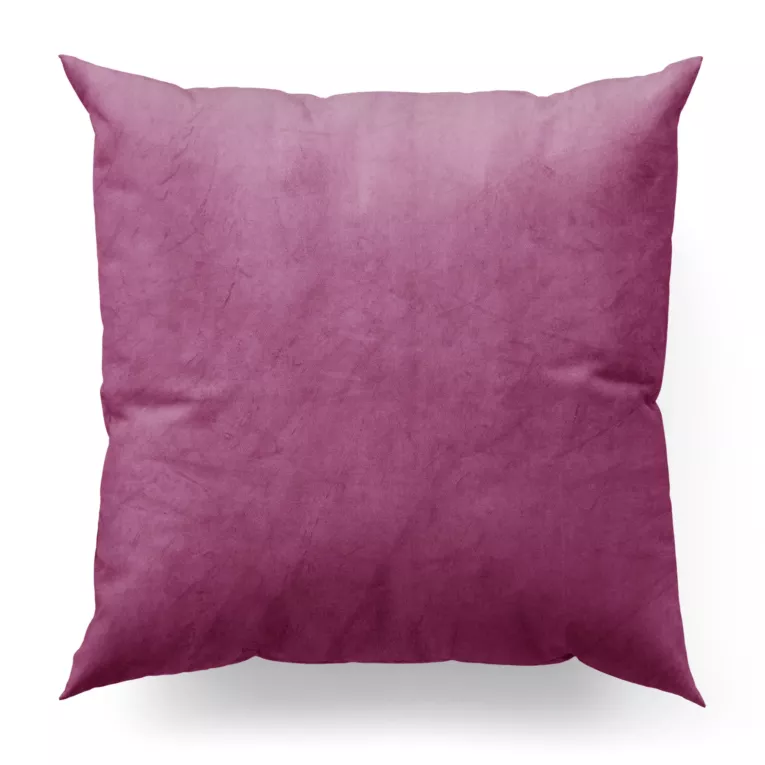 Poszewka szyta WALDO amarantowa ze szlachetnej grubej tkaniny welwetowej o gramaturze 400g/m2