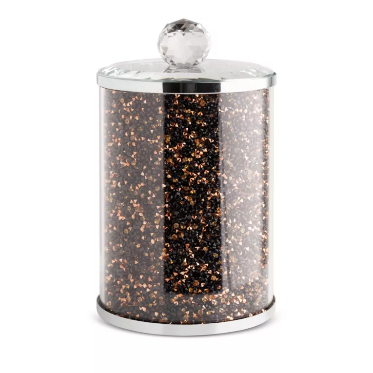 Pojemnik VENTOSA do przechowywania z kryształkami glamour