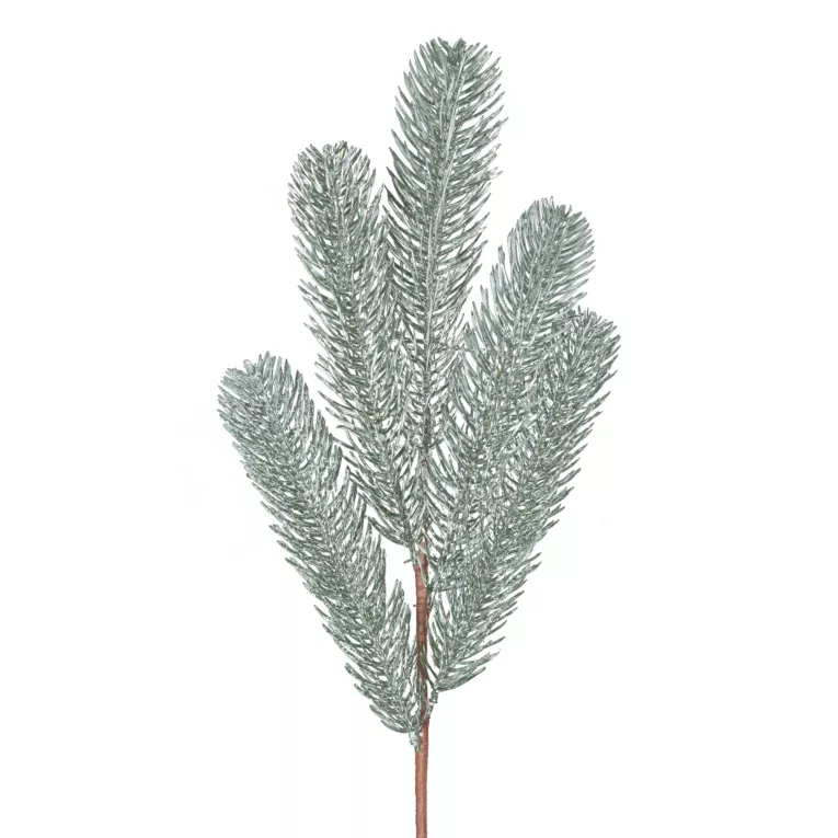 Świąteczna gałązka z efektem szronu