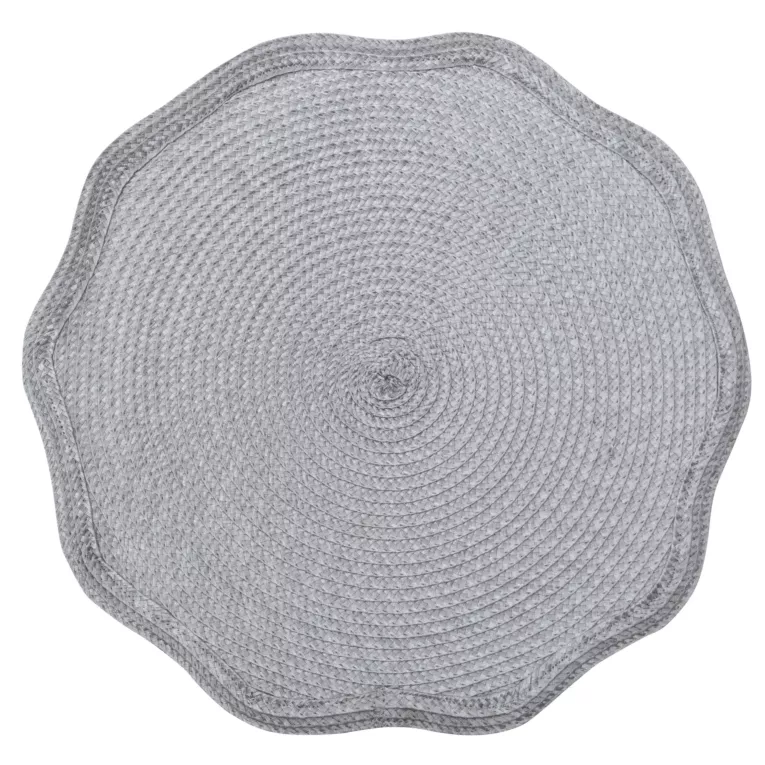 Podkładka okrągła na stół stalowa średnica 38 cm OTELLO pleciona podkładka
