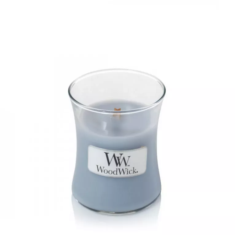 WOOD WICK - mała świeca z drewnianym knotem - Fireside