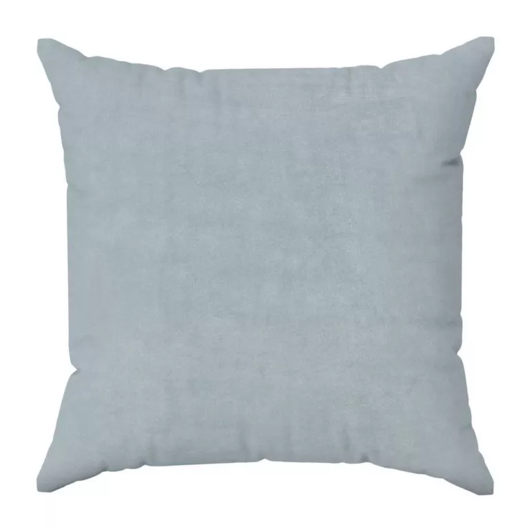 Poszewka szyta ENYA srebrna z miękkiej półmatowej tkaniny welwetowej