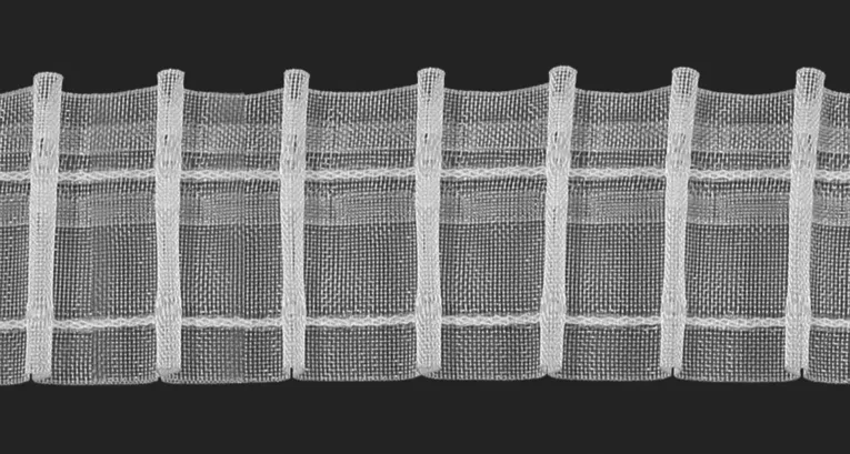 Taśma marszcząca OŁÓWEK do firan i zasłon, marszczenie 1:2