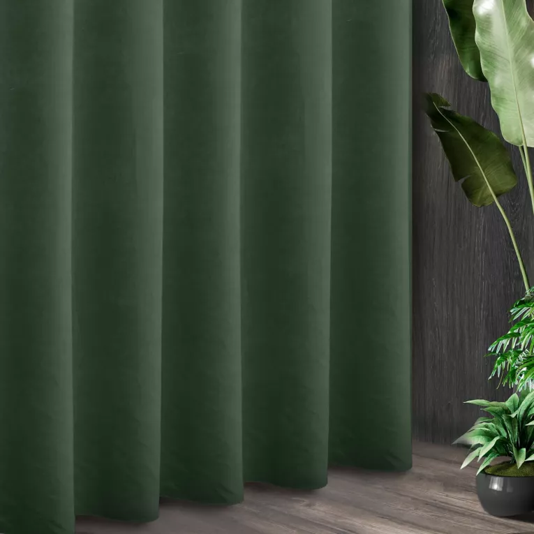 Tkanina zasłonowa ADORE gładka i miękka w dotyku o welurowej strukturze