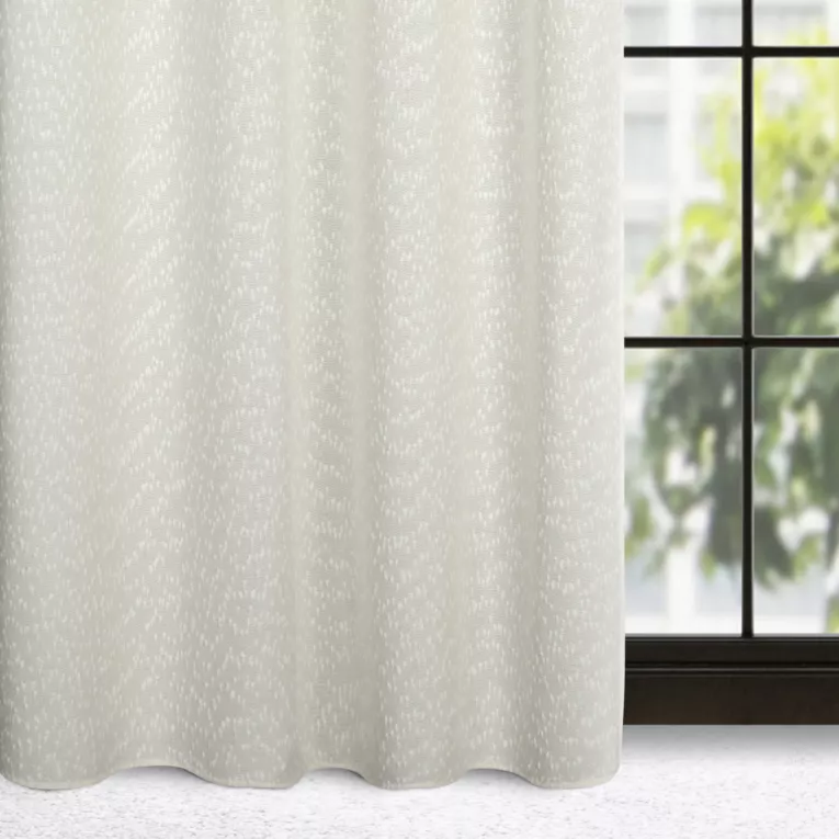 Zasłona kremowa w stylu eko 140x260 cm przelotka - SAND