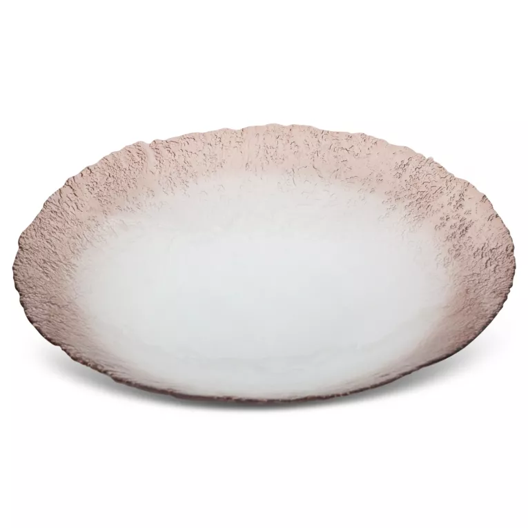 TERRA COLLECTION Misa SEVILLE ze szkła artystycznego z geometrycznym wzorem