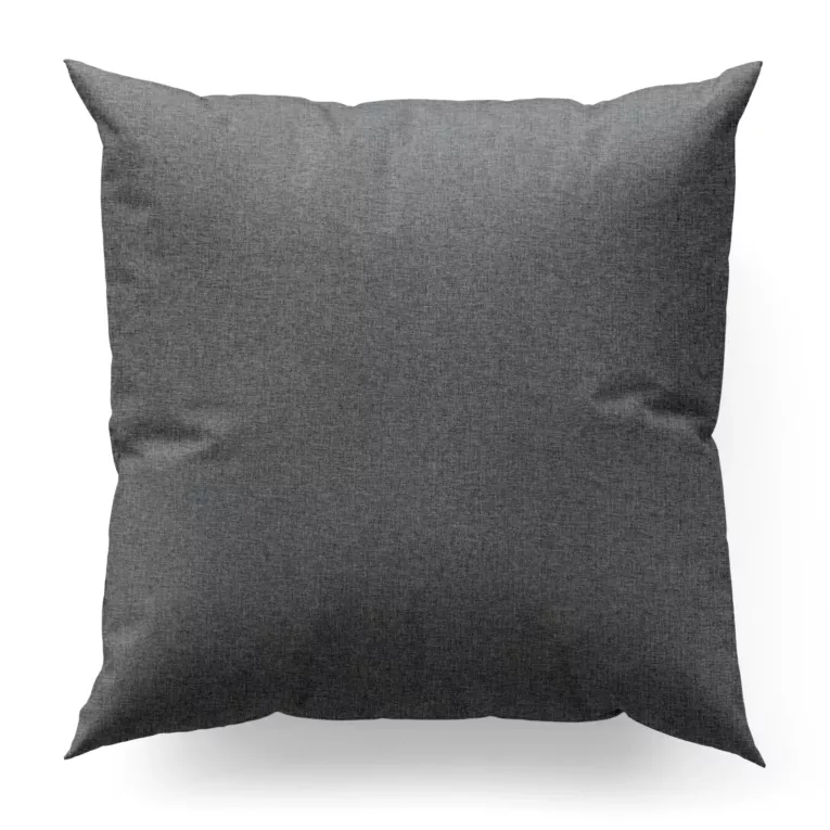 Poszewka szyta grafitowa z tkaniny trudnopalnej, zaciemniającej, typu blackout z efektem melanżu