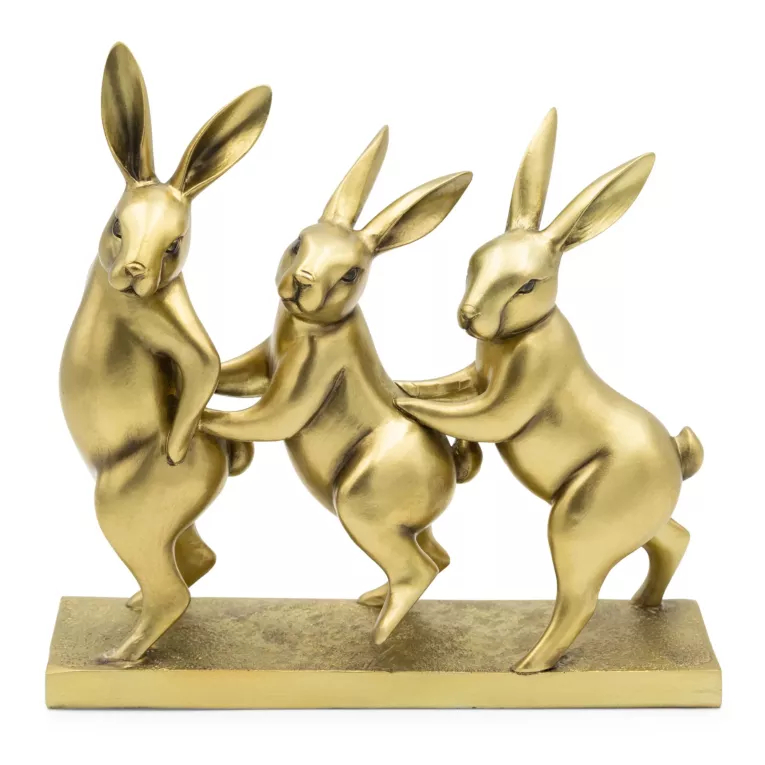 Figurka wielkanocna urocza rodzinka zajączków