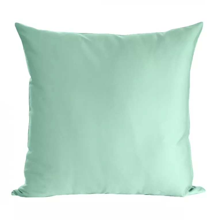 Poszewka na poduszkę 40x40 cm z satyny bawełnianej miętowa NOVA