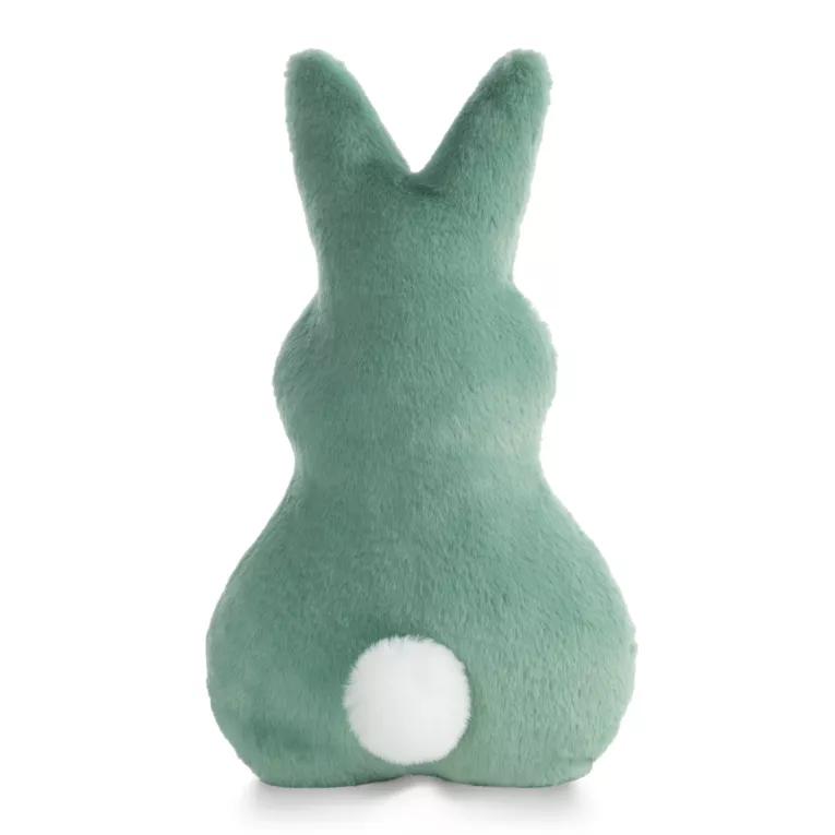 Wielkanocna poduszka w kształcie zajączka 21x41 cm szałwiowa WIOSNA 130