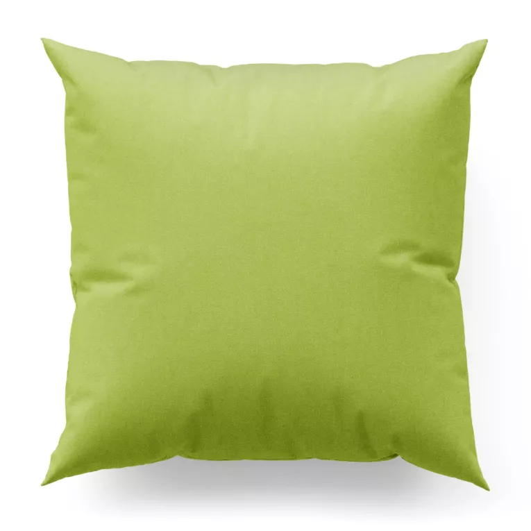 Poszewka szyta oliwkowa z miękkiej tkaniny o welurowej strukturze