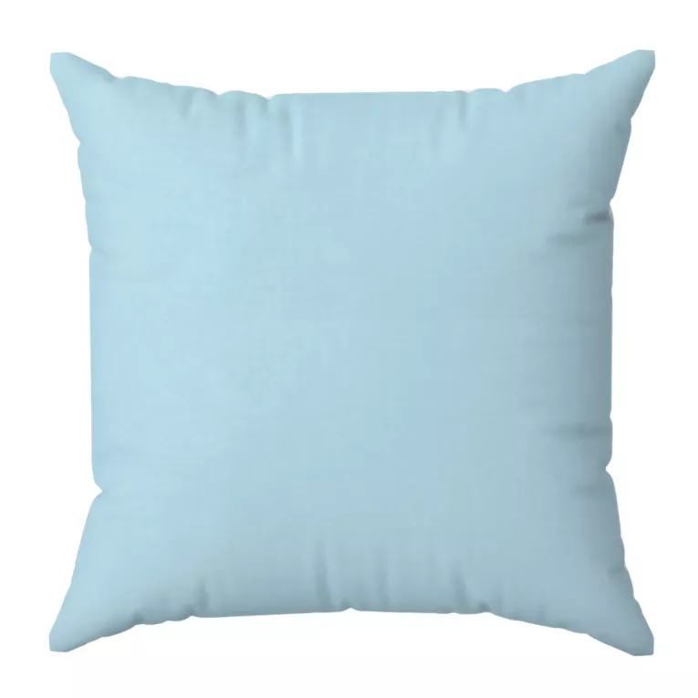 Poszewka na poduszkę 40x40 cm z satyny bawełnianej błękitna NOVA
