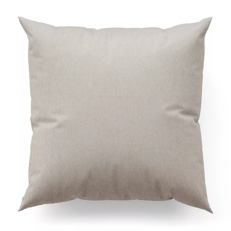 Poszewka szyta kremowa z tkaniny o naturalnym splocie i efektem melanżu, z dodatkiem nici metalicznej Italissima Eva Minge