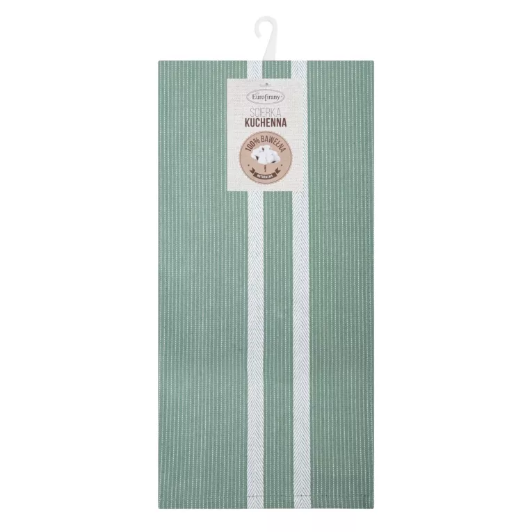 Ściereczka kuchenna 50x70 cm bawełniana kolor zielony 200 g/m2 OLIVIA